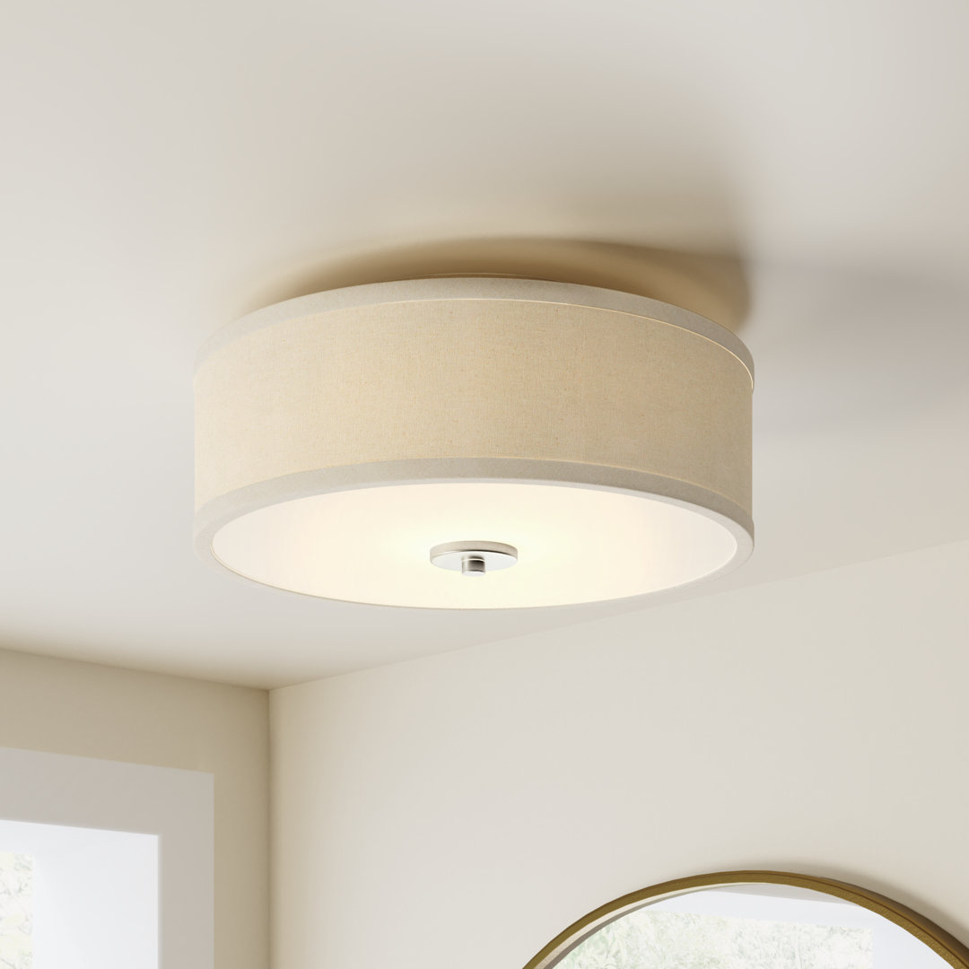 Chantey 13" 2-Light Flush Mount